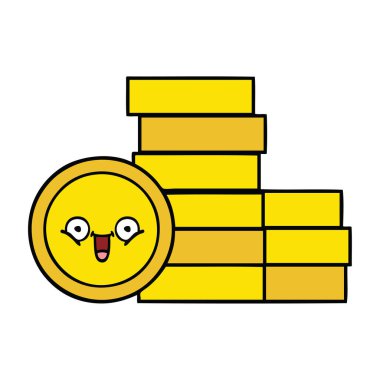 sevimli çizgi paralar