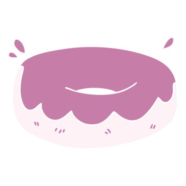 el çekilmiş ilginç çizgi film çörek buzlu