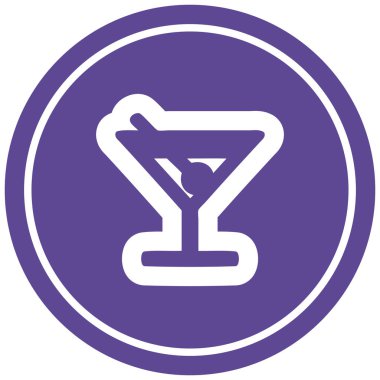 kokteyl zeytin dairesel simgesiyle