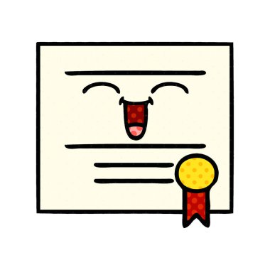 çizgi roman tarzı karikatür mezuniyet diploma