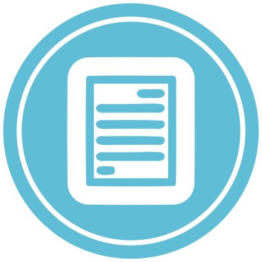 resmi belge dairesel simgesi