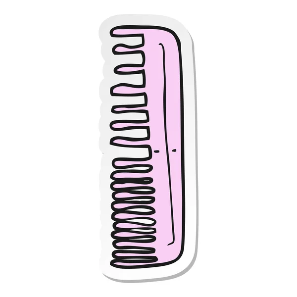 Shicker Cartoon Comb — стоковый вектор