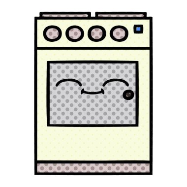 çizgi roman tarzı çizgi film mutfak fırın