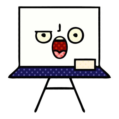 çizgi roman tarzı çizgi film beyaz tahta