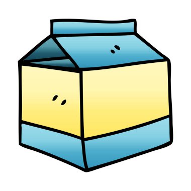 ilginç degrade gölgeli karikatür ilginç degrade gölgeli kutu 