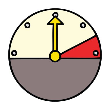 sevimli çizgi bir hız göstergesi