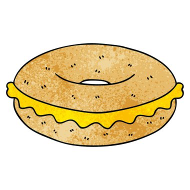 ilginç el karikatür peynir simit çekilmiş