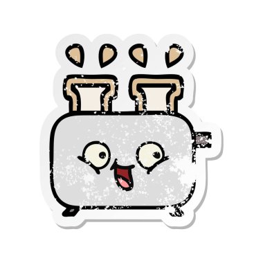 sevimli çizgi dolusu sıkıntılı etiket