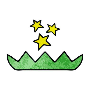 büyü Vintage doku karikatür vektör çiçek