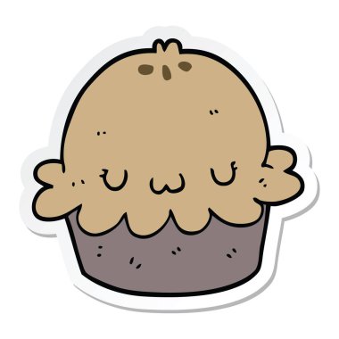 etiket sevimli çizgi pastası