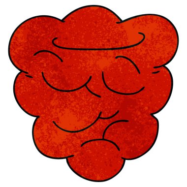 el çekilmiş ilginç karikatür ahududu