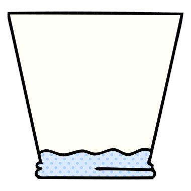 çizgi roman tarzı ilginç karikatür içecekler bardak