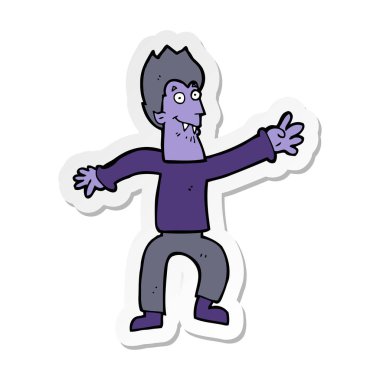 bir çizgi film vampir etiket