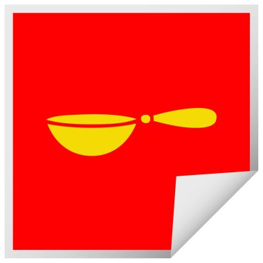 etiket karikatür ölçme kaşık peeling Meydanı