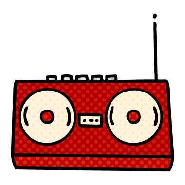 çizgi roman tarzı çizgi film müzik seti