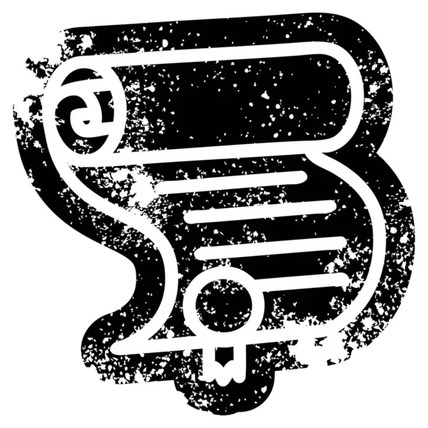 Символ Значка Диплома — стоковый вектор