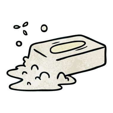 elle çizilmiş karikatür doodle kabarcıklanma sabun dokulu