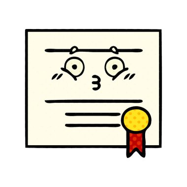 çizgi roman tarzı çizgi film Mezuniyet Diploması