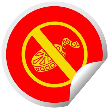 etiket çizgi film Filmler izin verilen yok peeling daire