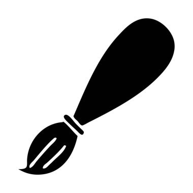 düz sembolü boya fırçası