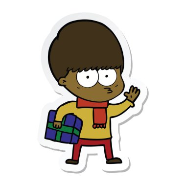 etiket bir gergin çizgi film çocuk