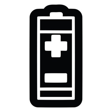 Pil simgesi simgesi, vektör iilustration 