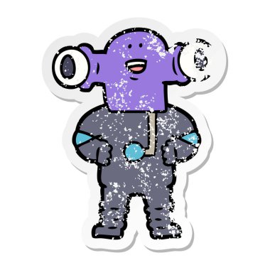 bir dostu karikatür yabancı sıkıntılı etiket