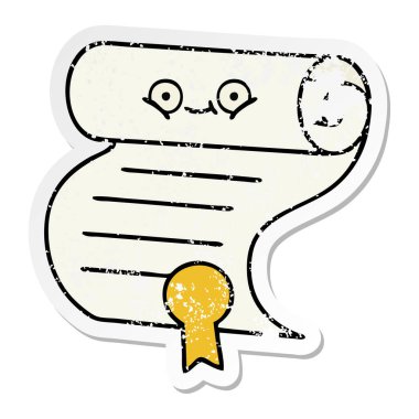 sevimli çizgi sözleşmenin sıkıntılı etiket