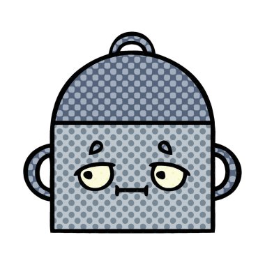 çizgi roman tarzı çizgi film pot pişirme