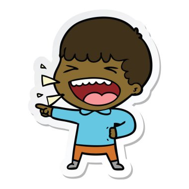 adam bir çizgi film etiketi