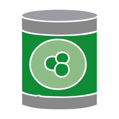 elle çizilmiş karikatür doodle şeftali konservesi