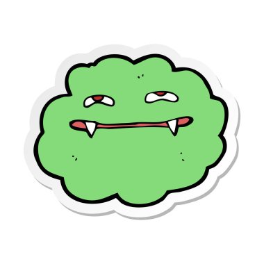 bir çizgi film vampir bulut etiket