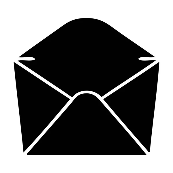 Symbole Plat Enveloppe Bizarre — Image vectorielle