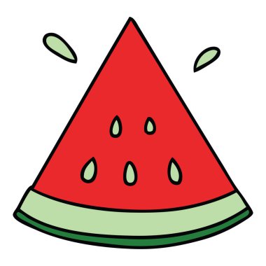 çizilmiş ilginç karikatür karpuz el 