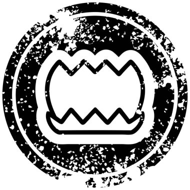 Lotus çiçeği sıkıntılı simgesi simgesi