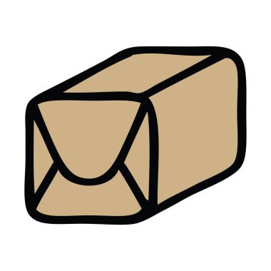 sevimli çizgi kağıt parsel