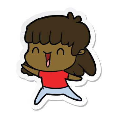 bir çizgi film kadının etiket