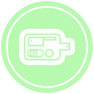 doğrama kurulu dairesel simgesi