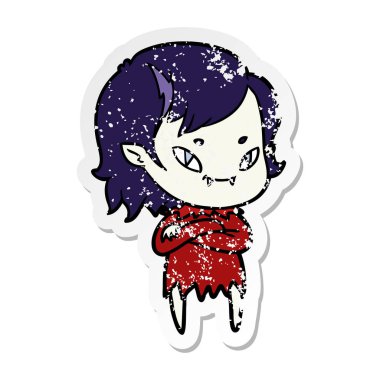 bir çizgi film dostu vampir kızın sıkıntılı etiket