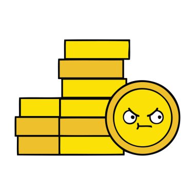 sevimli çizgi paralar