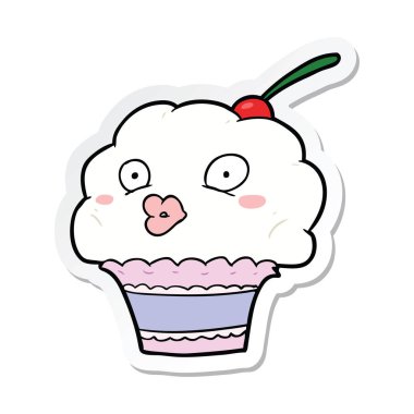 çizgi film çörek etiket