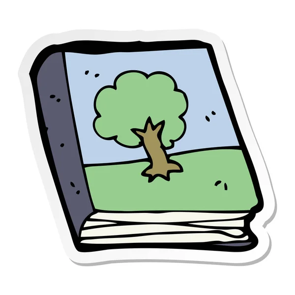 Sticker Cartoon Picture Book — Stock Vector