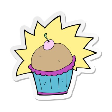 çizgi film çörek etiket