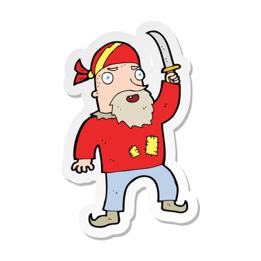 etiket bir çizgi film korsan