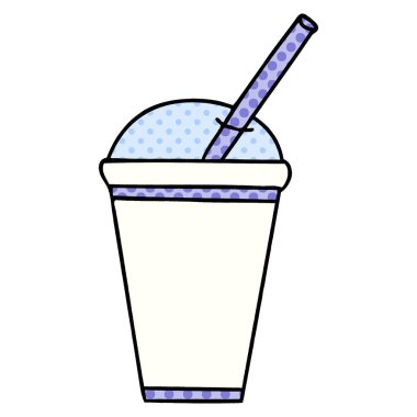 çizgi roman tarzı ilginç karikatür alkolsüz içecek