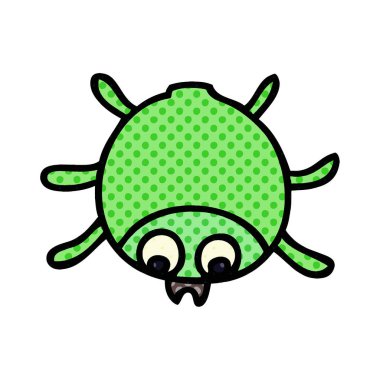 ilginç çizgi roman tarzı çizgi film böceği