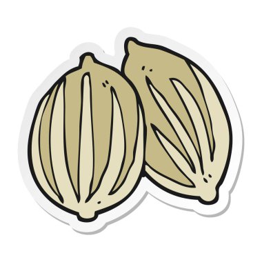 etiket bir karikatür tohumların