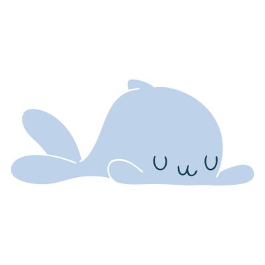 ilginç el karikatür balina çekilmiş