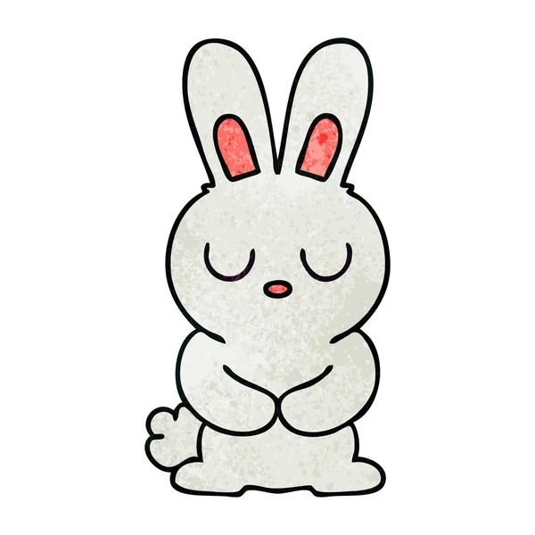 Dessin Main Bizarre Lapin Dessin Animé — Image vectorielle