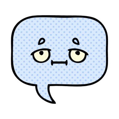 çizgi roman tarzı karikatür konuşma balonu